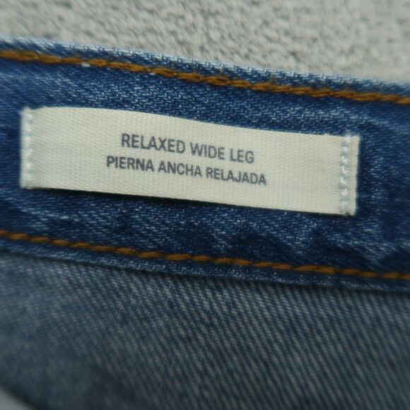 Universal Thread Jeans Women's 6S Blue High-Rise Relaxed Wide-Leg 29" Inseam NWT - Picture 10 of 16